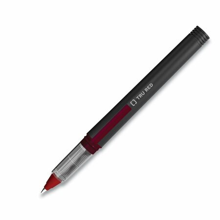 BONDAD 0.5 mm Red Ink Roller Ball Pen Stick, 12PK BO3757677